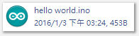 hello world.ino
